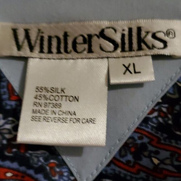 WINTERSILKS WOMAN BUTTON UP SHIRT XL - Picture 2 of 6